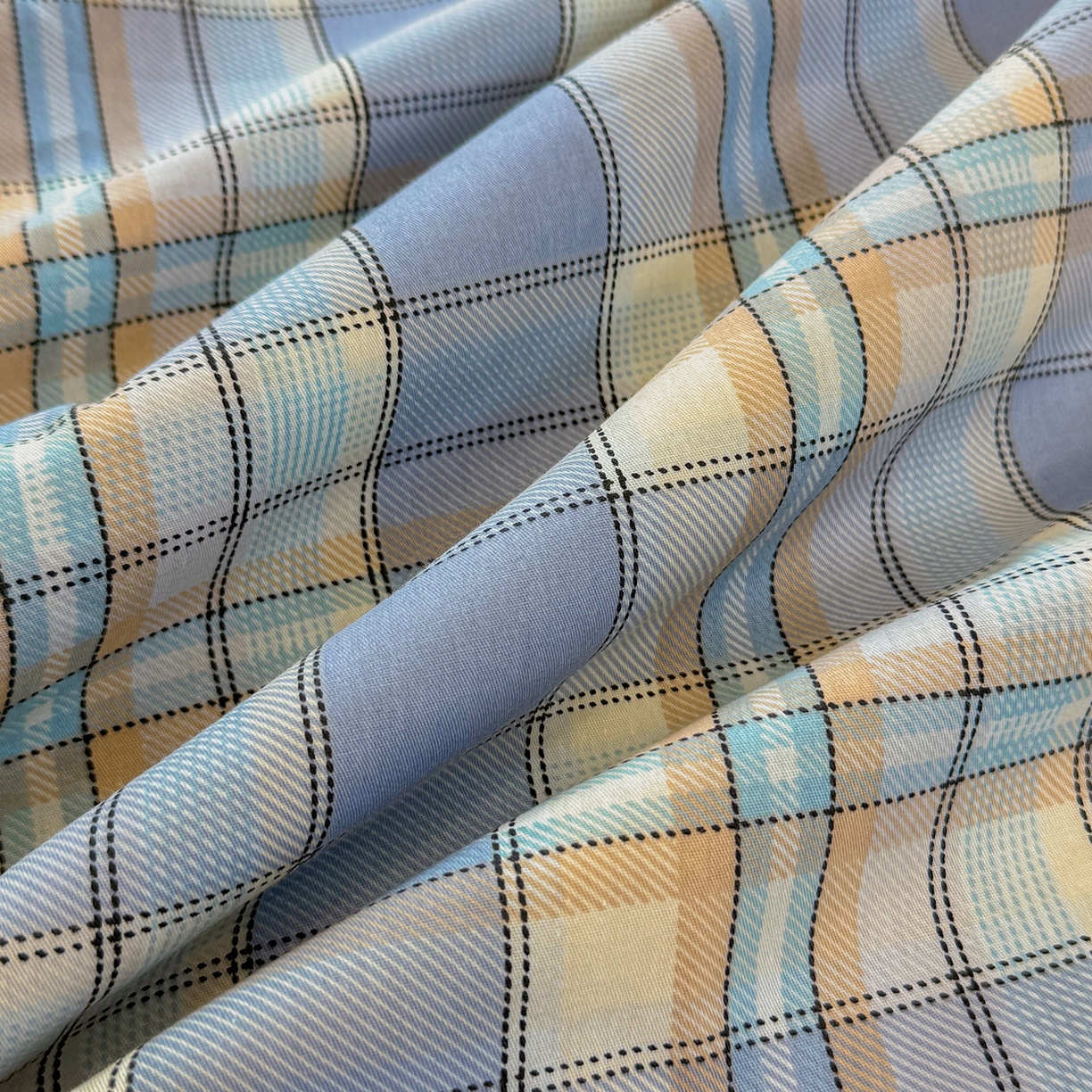 91家纺网 家纺一手货源 找家纺 壹贝家纺 2026新款全棉喷气印花床单系列 品质生活-兰