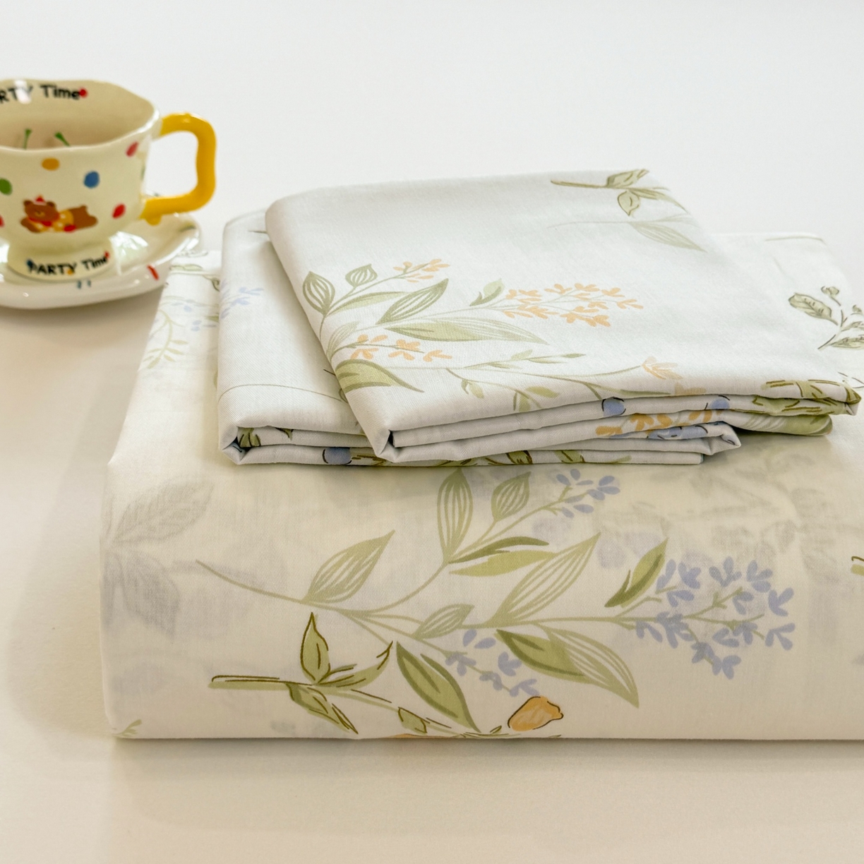 91家纺网 家纺一手货源 找家纺 壹贝家纺 2026新款全棉喷气印花床单系列 沁园春