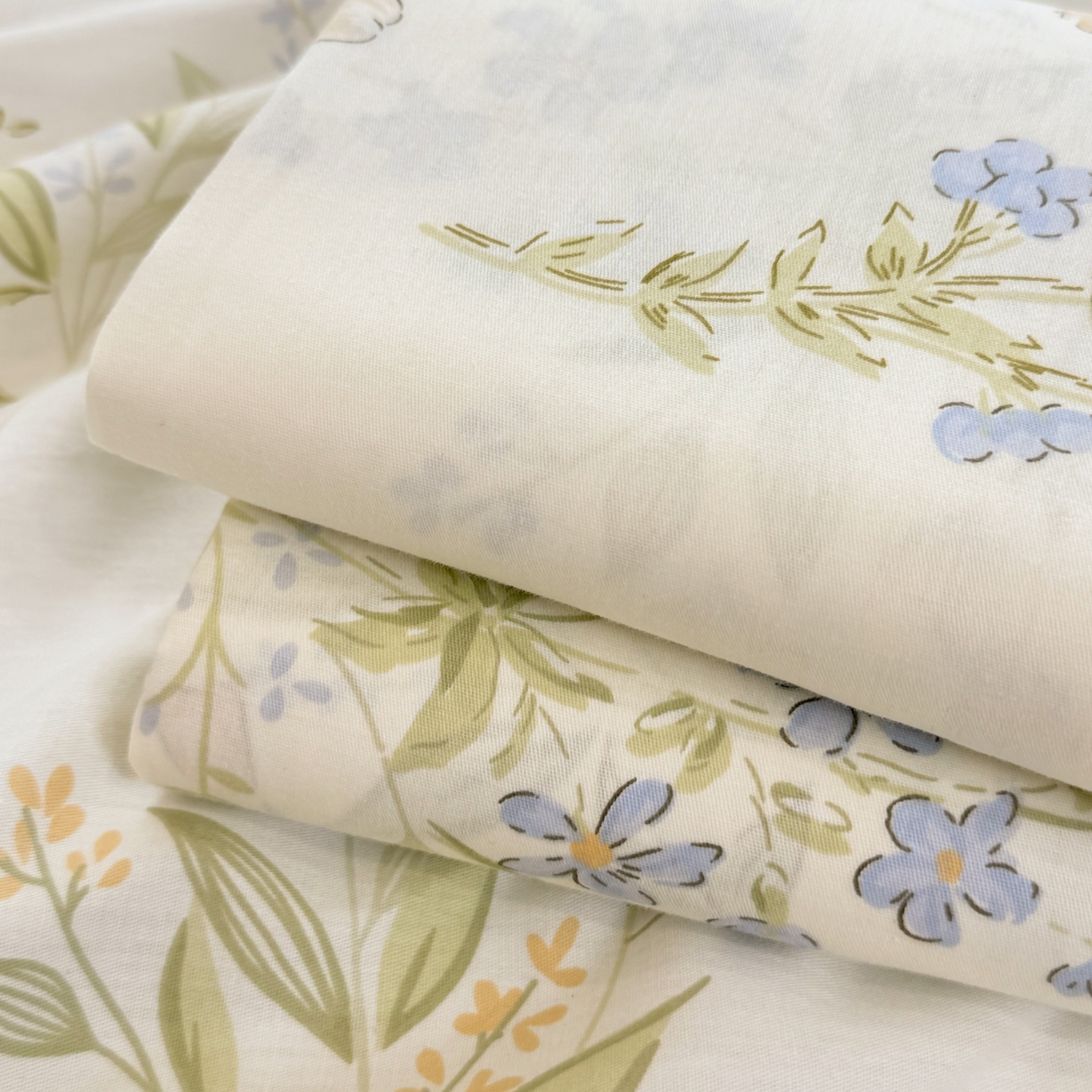 91家纺网 家纺一手货源 找家纺 壹贝家纺 2026新款全棉喷气印花床单系列 沁园春