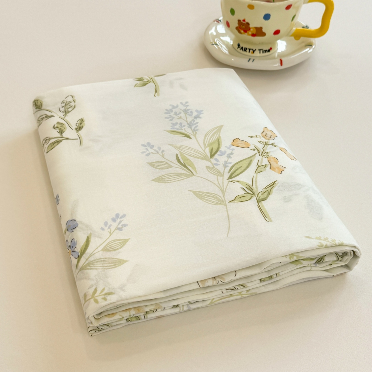 91家纺网 家纺一手货源 找家纺 壹贝家纺 2026新款全棉喷气印花床单系列 沁园春