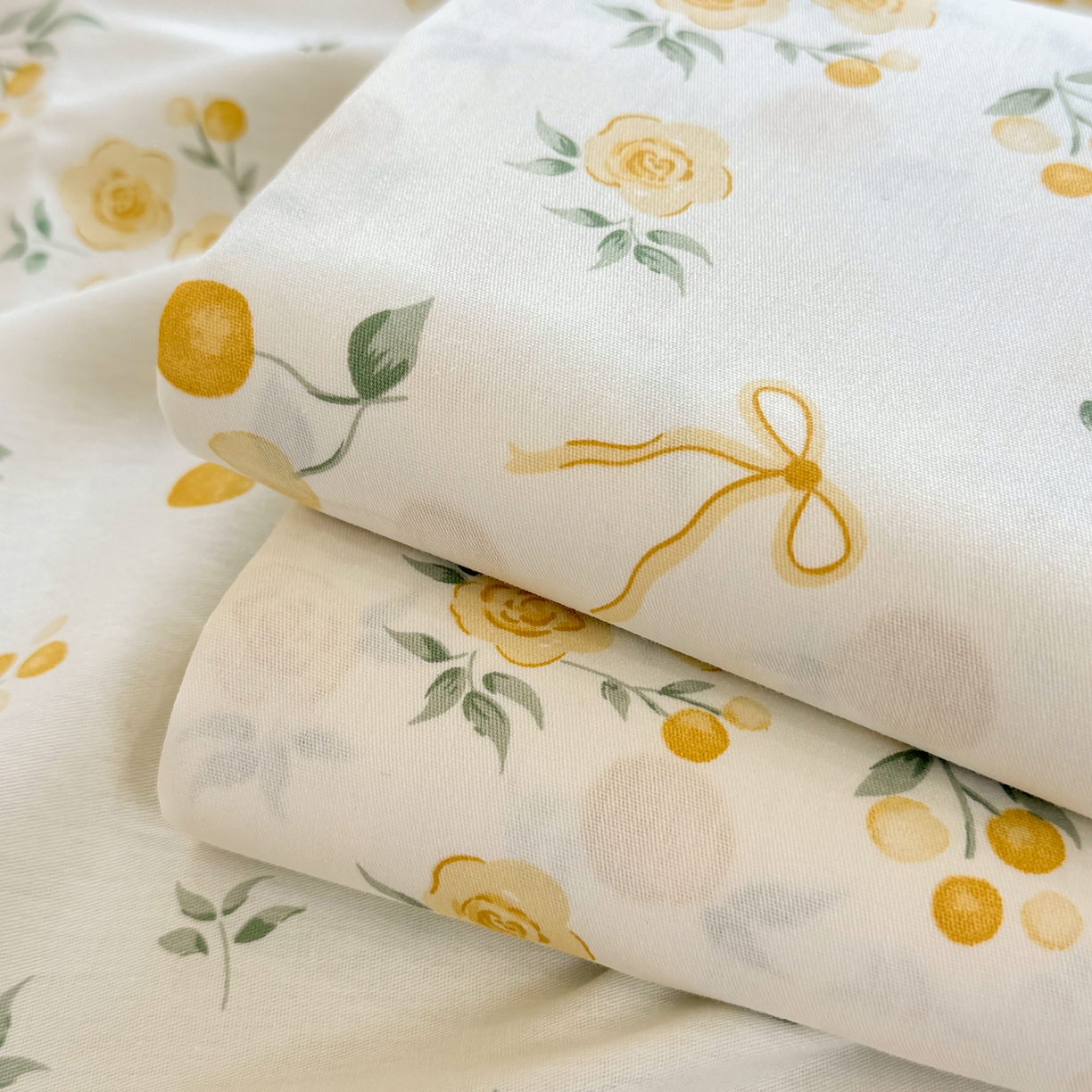 91家纺网 家纺一手货源 找家纺 壹贝家纺 2026新款全棉喷气印花床单系列 如愿