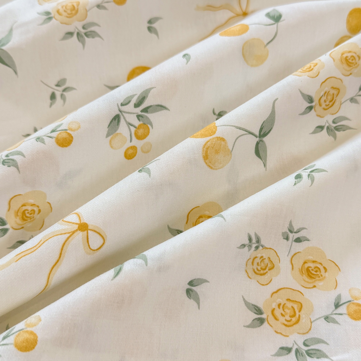 91家纺网 家纺一手货源 找家纺 壹贝家纺 2026新款全棉喷气印花床单系列 如愿