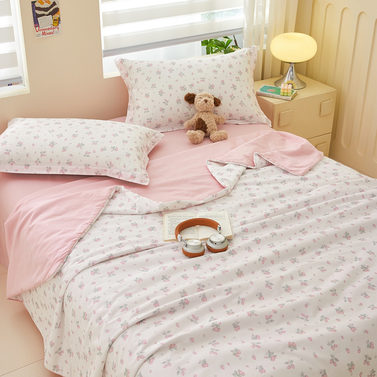 91家纺网 家纺一手货源 找家纺 （总）元元家居（元元被业） 2026新款全棉纯棉13372印花两用夏被夏凉被空调被