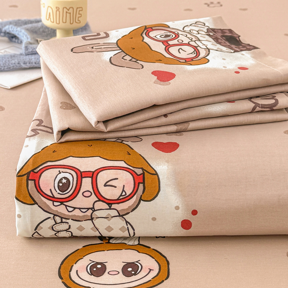 91家纺网 家纺一手货源 找家纺 壹贝家纺 2026新款全棉喷气印花床单系列 小布