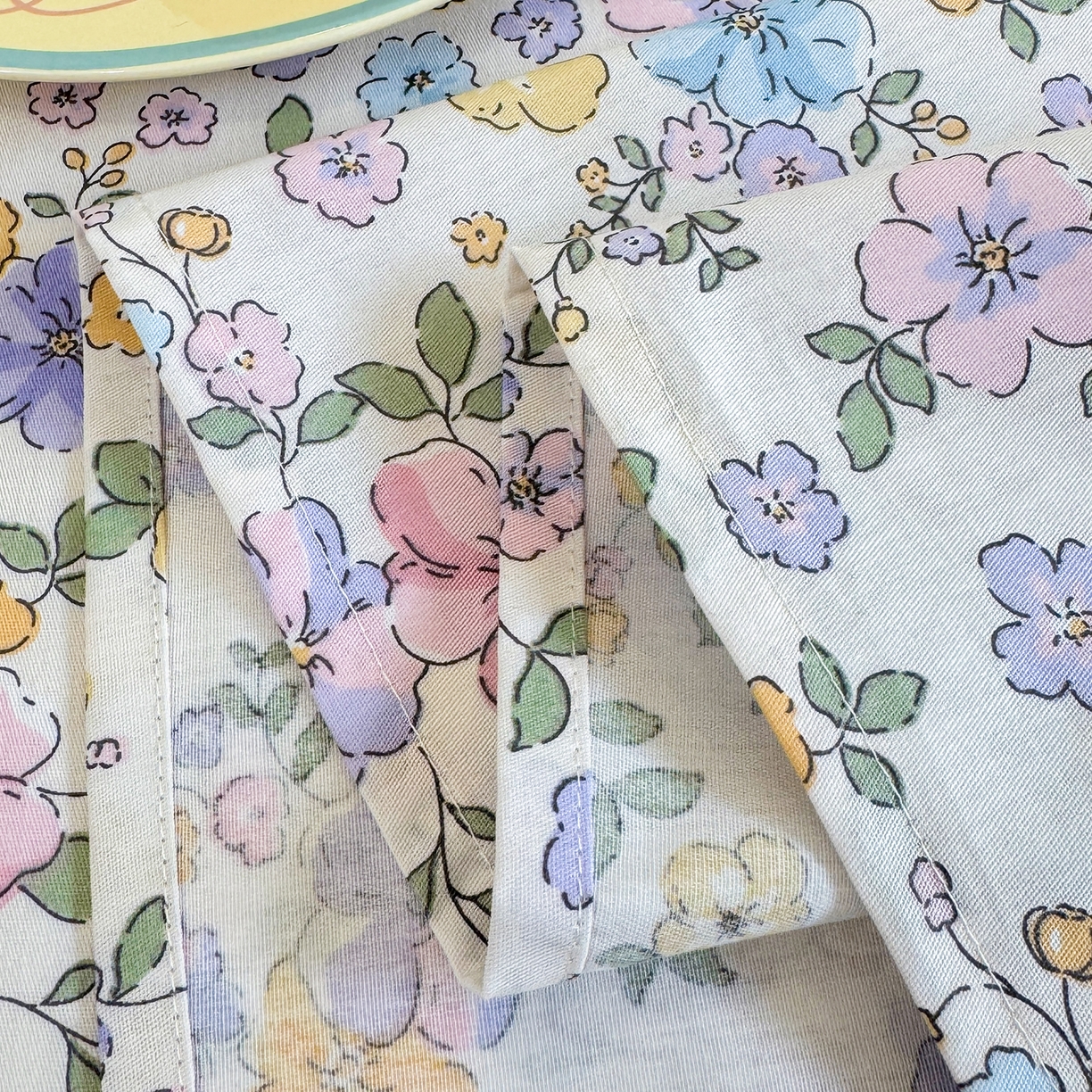 91家纺网 家纺一手货源 找家纺 壹贝家纺 2026新款全棉喷气印花床单系列 小美满