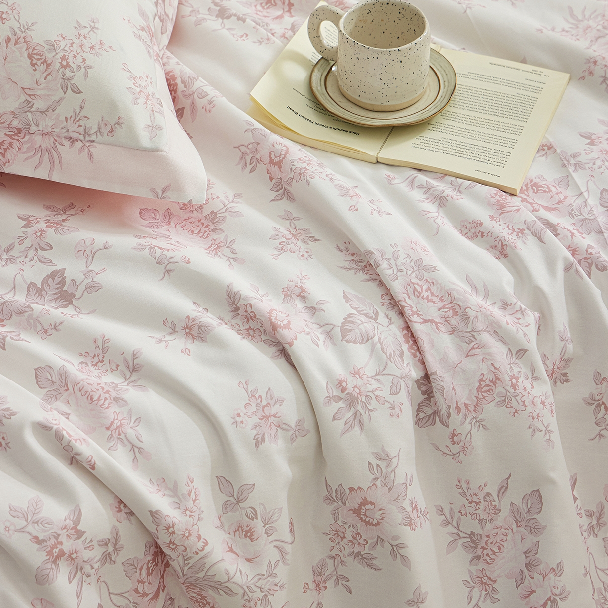 91家纺网 家纺一手货源 找家纺 元元家居（元元被业） 2026新款全棉纯棉13372印花两用夏被夏凉被空调被 芙尔