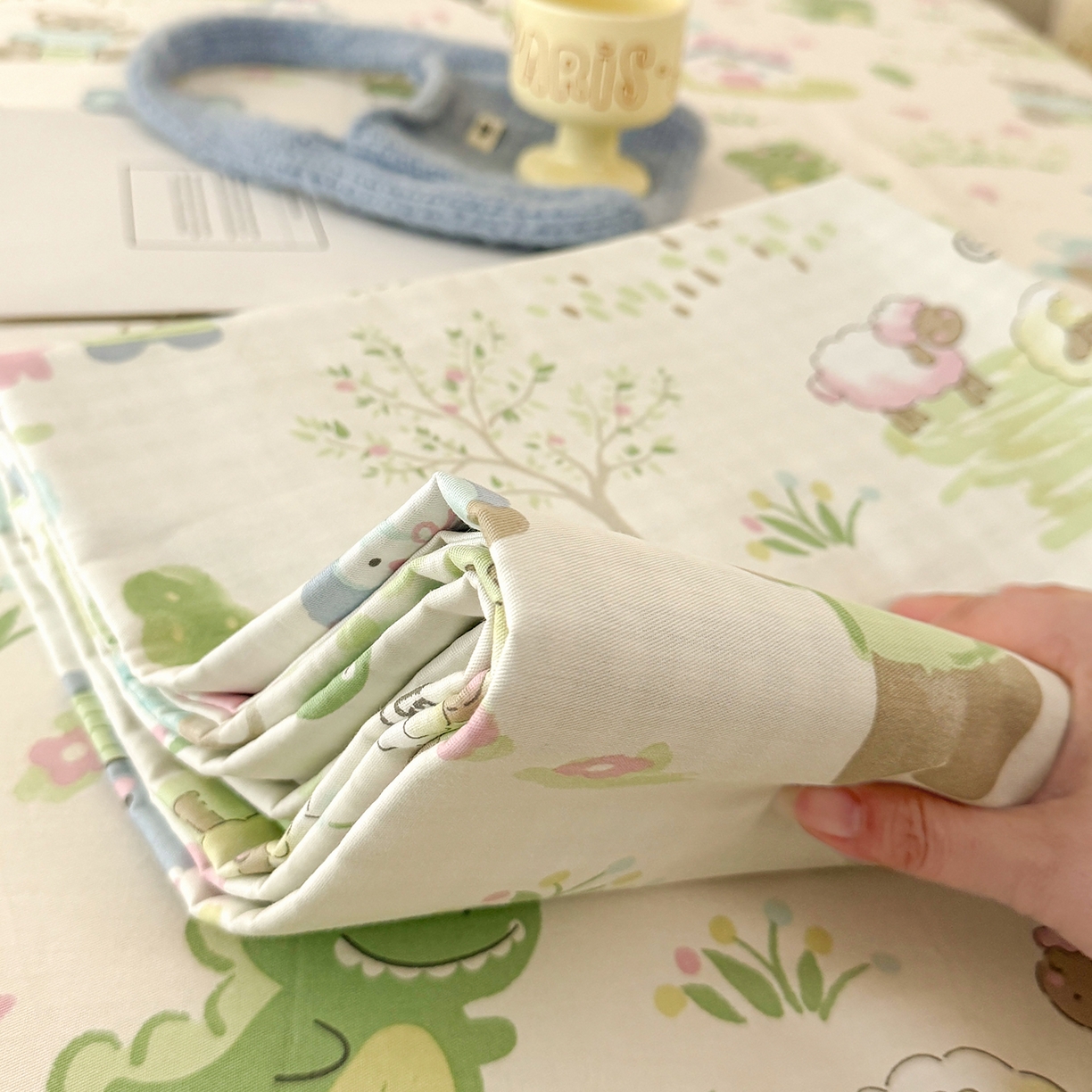 91家纺网 家纺一手货源 找家纺 壹贝家纺 2026新款全棉喷气印花床单系列 幸福之家