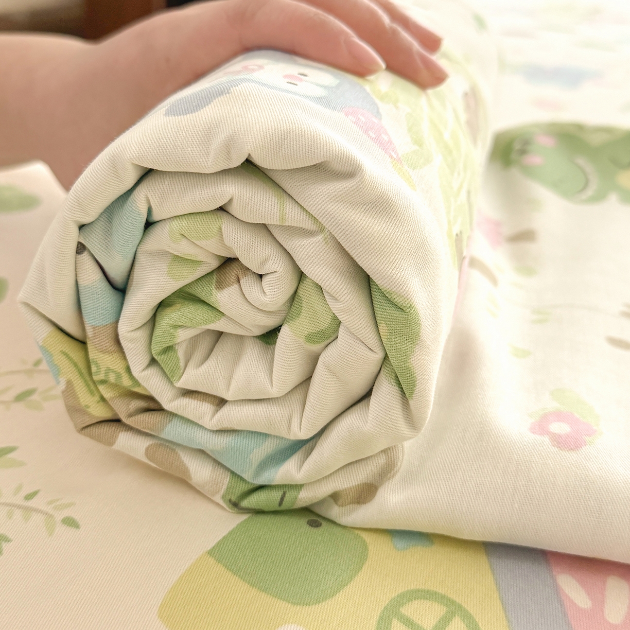 91家纺网 家纺一手货源 找家纺 壹贝家纺 2026新款全棉喷气印花床单系列 幸福之家