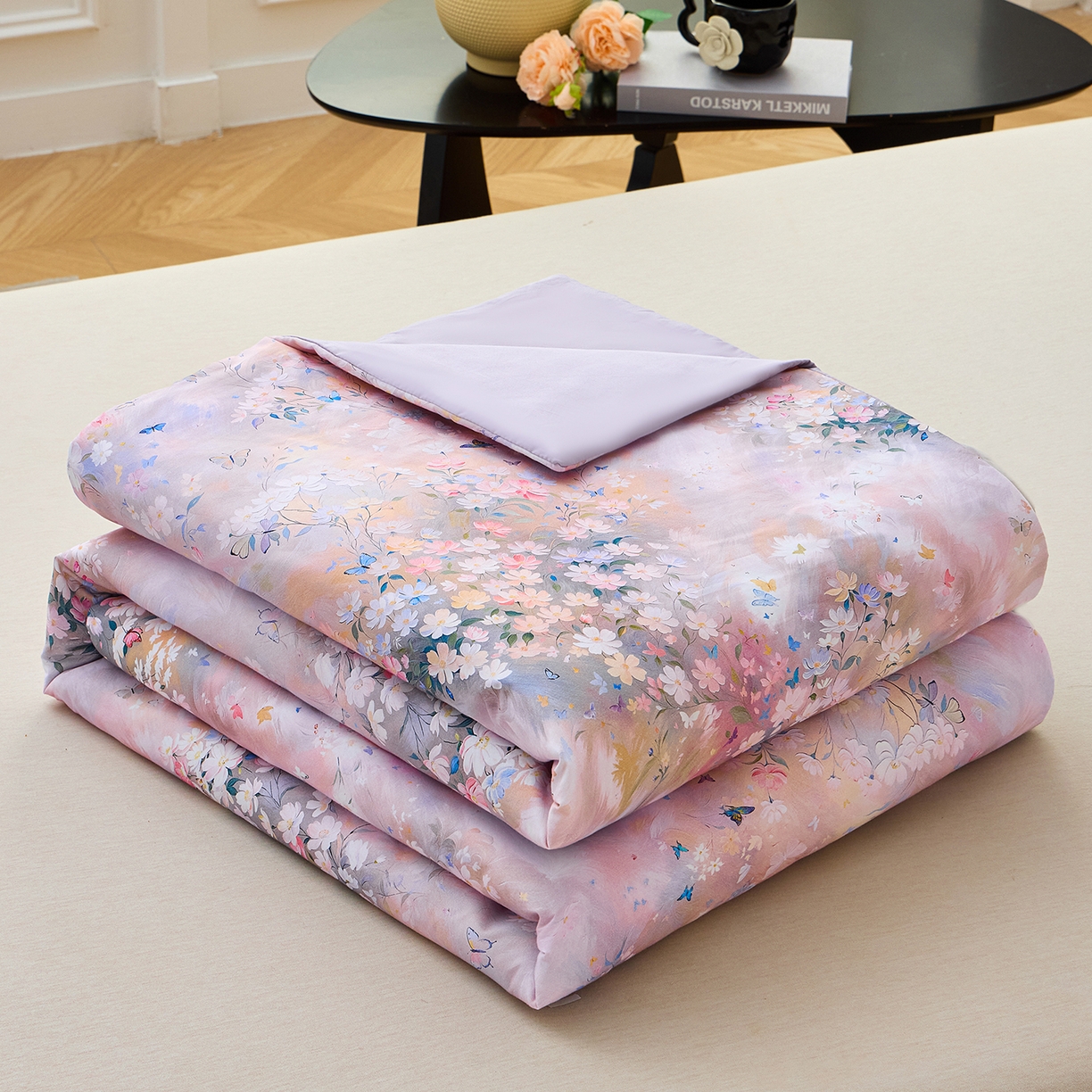 元元家居（元元被业） 2026新款全棉纯棉13372印花两用夏被夏凉被空调被 时光