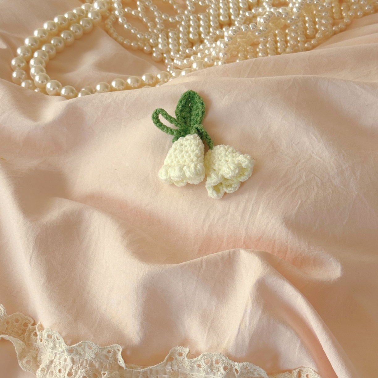 91家纺网 家纺一手货源 找家纺 庭笙 2026新款古法水洗棉感法式立体花韩版花边四件套-铃兰妙语 铃兰妙语-粉