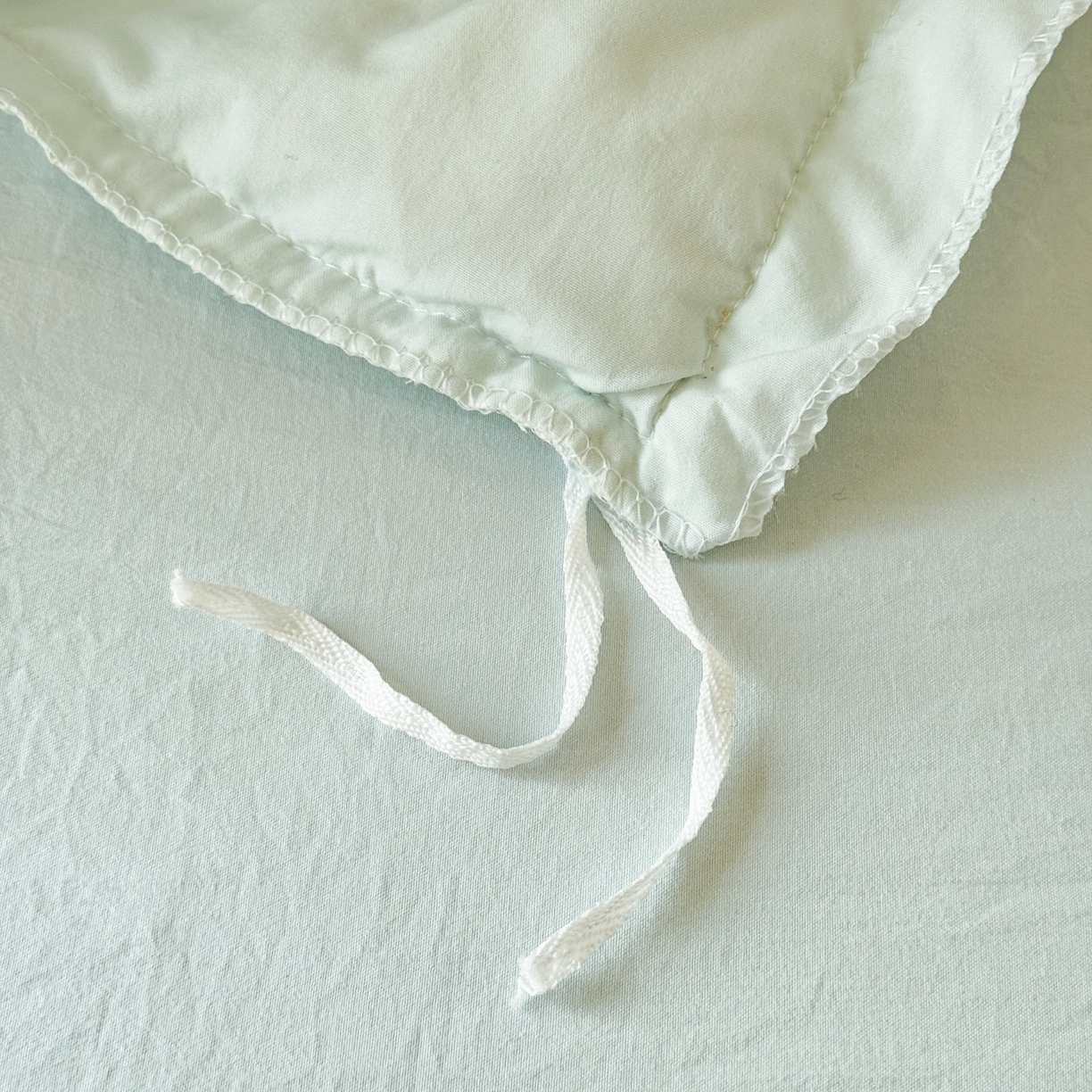 91家纺网 家纺一手货源 找家纺 庭笙 2026新款古法水洗棉感法式立体花韩版花边四件套-铃兰妙语 铃兰妙语-蓝