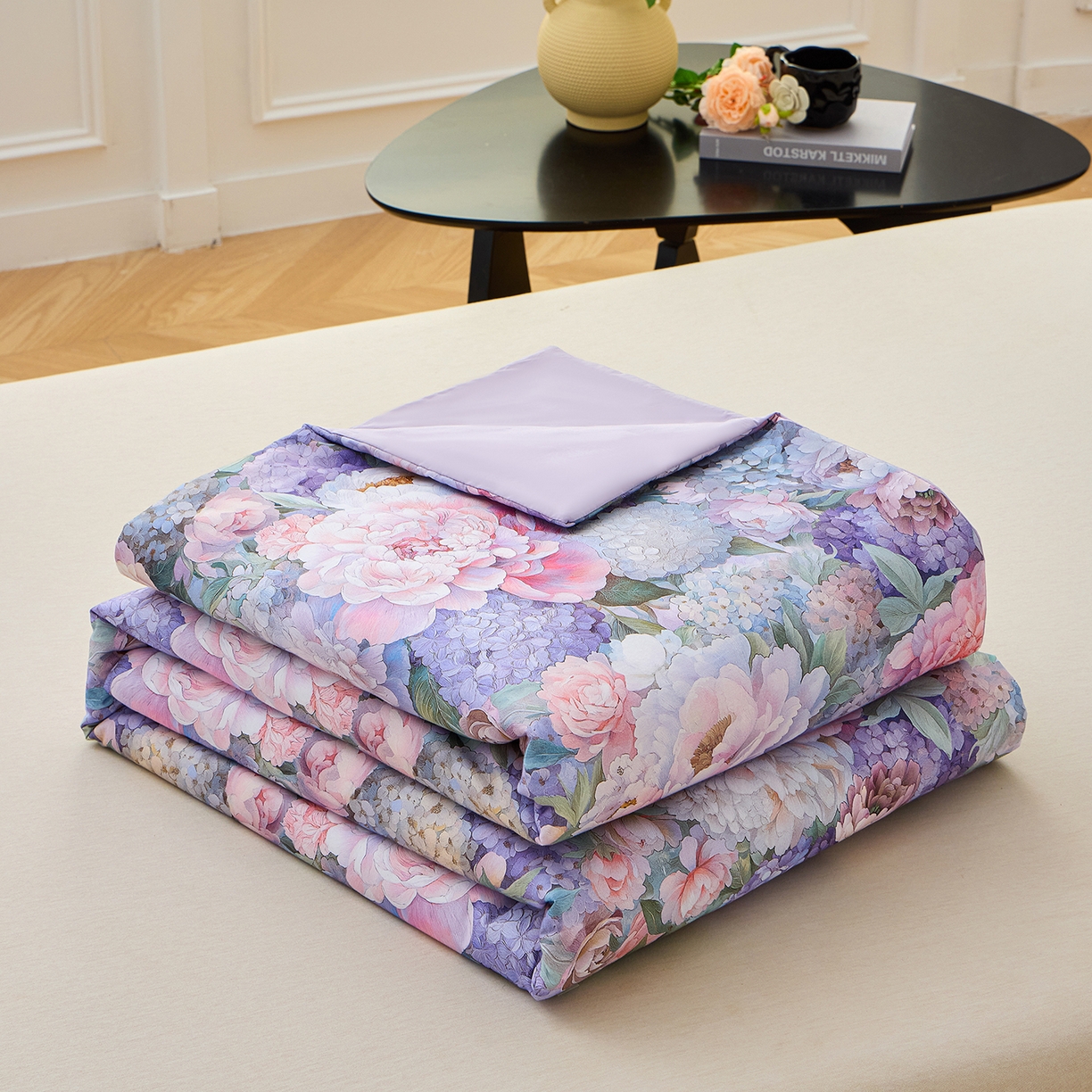 元元家居（元元被业） 2026新款全棉纯棉13372印花两用夏被夏凉被空调被 思思