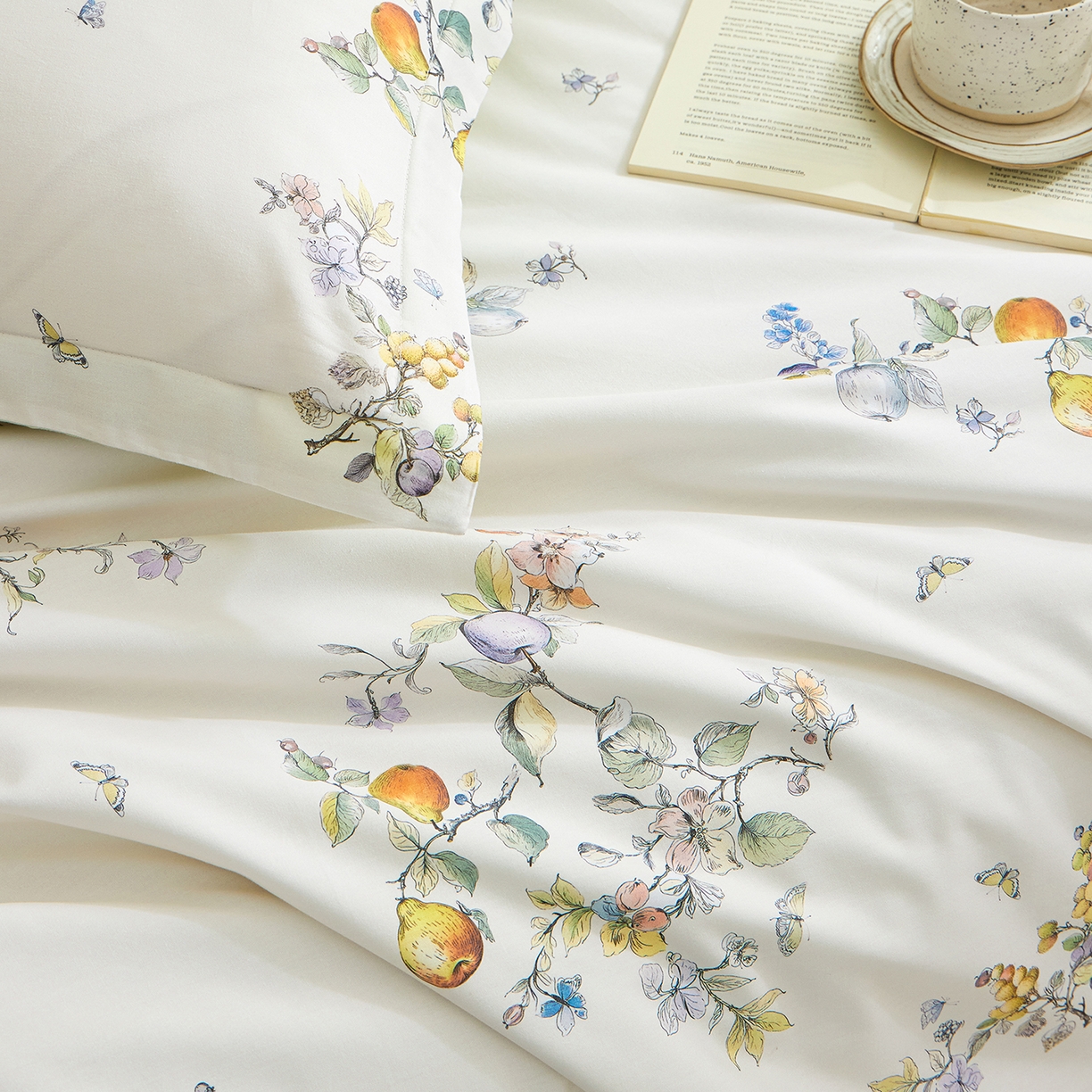 91家纺网 家纺一手货源 找家纺 元元家居（元元被业） 2026新款全棉纯棉13372印花两用夏被夏凉被空调被 知夏