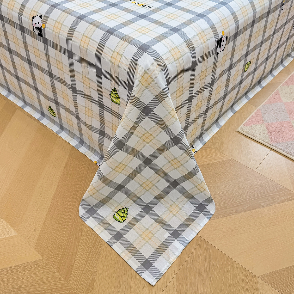 91家纺网 家纺一手货源 找家纺 壹贝家纺 2026新款全棉喷气印花床单系列 竹林物语