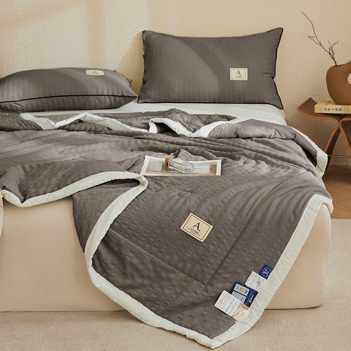 91家纺网 家纺一手货源 找家纺 （总）欢乐季 2026新款A类提花泡泡棉超声波大豆夏被夏凉被空调被