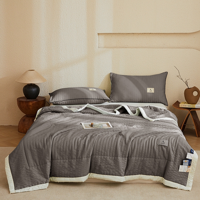 91家纺网 家纺一手货源 找家纺 （总）欢乐季 2026新款A类提花泡泡棉超声波大豆夏被夏凉被空调被