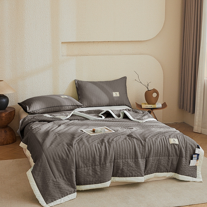 91家纺网 家纺一手货源 找家纺 （总）欢乐季 2026新款A类提花泡泡棉超声波大豆夏被夏凉被空调被