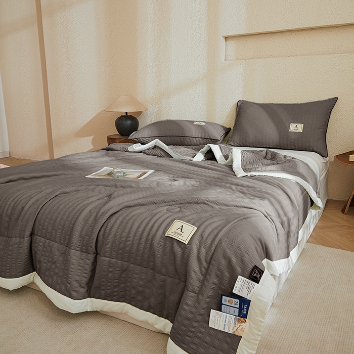 91家纺网 家纺一手货源 找家纺 （总）欢乐季 2026新款A类提花泡泡棉超声波大豆夏被夏凉被空调被