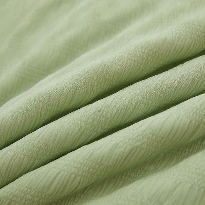 91家纺网 家纺一手货源 找家纺 欢乐季 2026新款A类提花泡泡棉超声波大豆夏被夏凉被空调被 抹茶绿