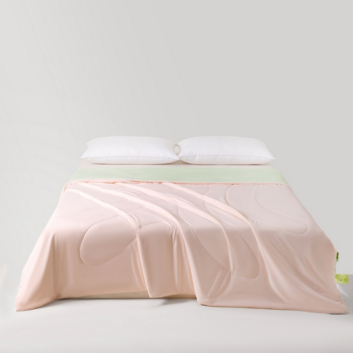 法芙娜家纺 2026新款双面170克锦氨A类安芯凉感抗菌被被子被芯 藕粉