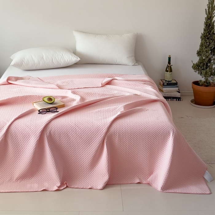 91家纺网 家纺一手货源 找家纺 （总）法芙娜家纺 2026新款双面160克锦纶凉感小冰皮毯