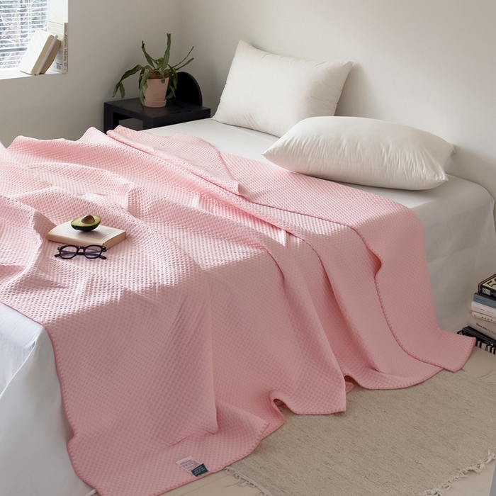 91家纺网 家纺一手货源 找家纺 （总）法芙娜家纺 2026新款双面160克锦纶凉感小冰皮毯