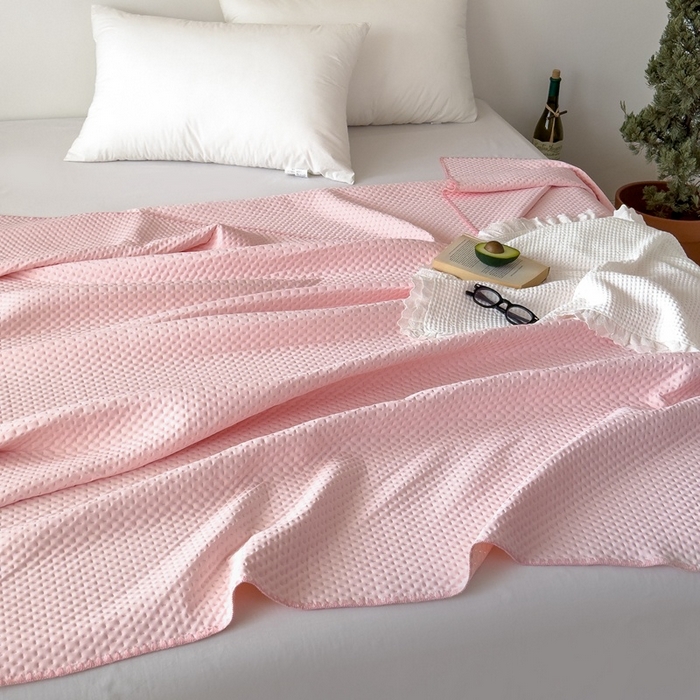 91家纺网 家纺一手货源 找家纺 （总）法芙娜家纺 2026新款双面160克锦纶凉感小冰皮毯