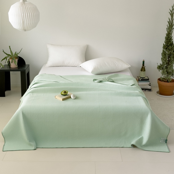 91家纺网 家纺一手货源 找家纺 （总）法芙娜家纺 2026新款双面160克锦纶凉感小冰皮毯