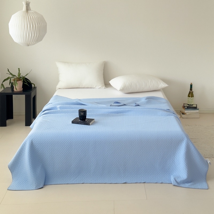 91家纺网 家纺一手货源 找家纺 （总）法芙娜家纺 2026新款双面160克锦纶凉感小冰皮毯