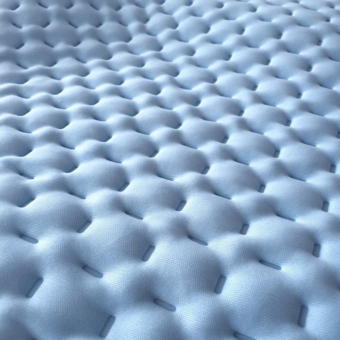 91家纺网 家纺一手货源 找家纺 法芙娜家纺 2026新款双面160克锦纶凉感小冰皮毯 浅蓝