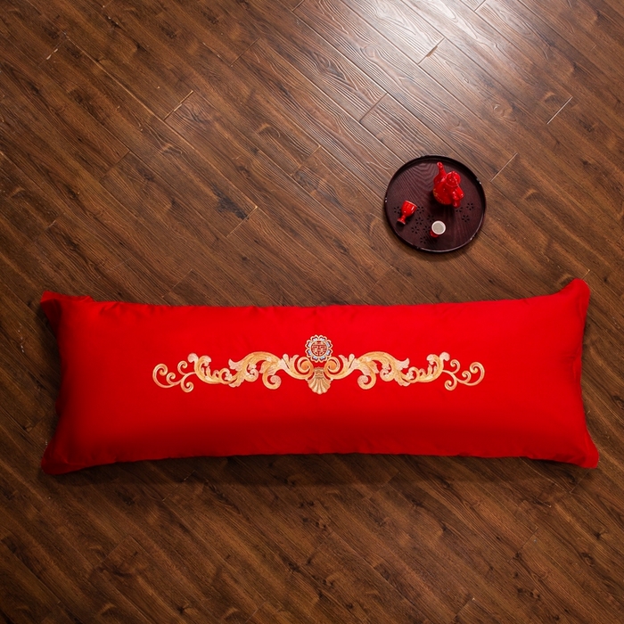 91家纺网 家纺一手货源 找家纺 慕她家纺 2026年全棉纯棉婚庆四件套大红色刺绣结床上用品（床盖款加40） 锦绣龙凤