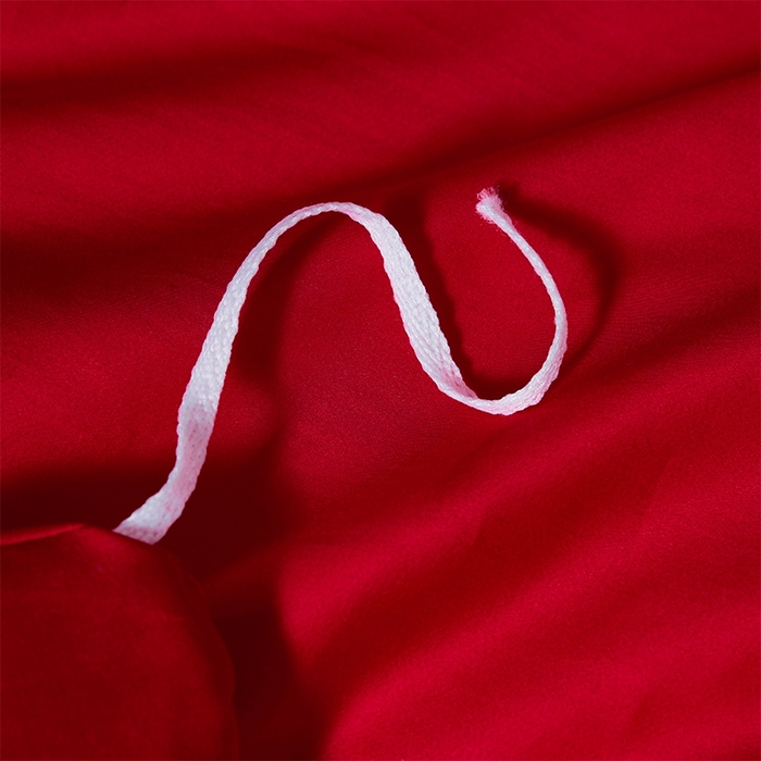 91家纺网 家纺一手货源 找家纺 慕她家纺 2026年全棉纯棉婚庆四件套大红色刺绣结床上用品（床盖款加40） 长绒棉-欢喜龙凤