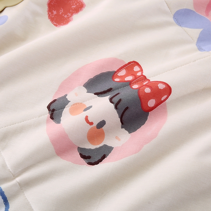 91家纺网 家纺一手货源 找家纺 米萝家居 2026新款全棉夏凉被纯棉空调被印花夏被 白桃公主