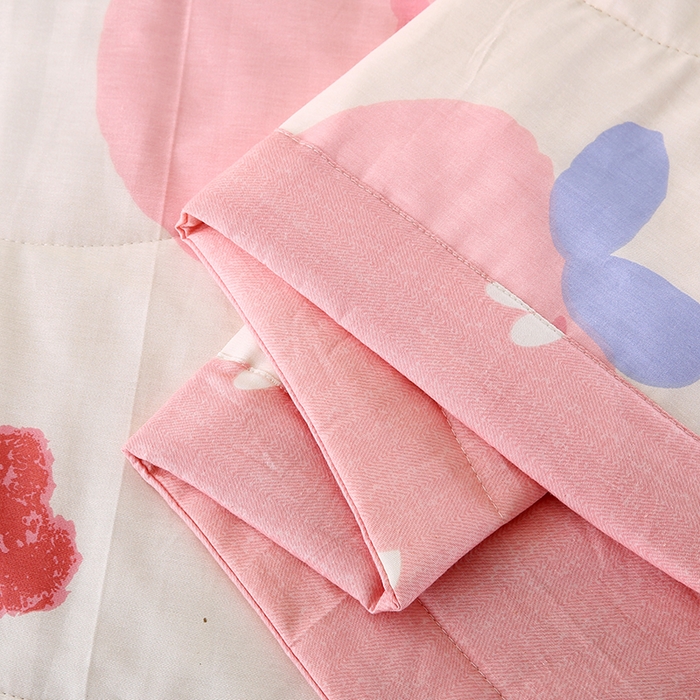 91家纺网 家纺一手货源 找家纺 米萝家居 2026新款全棉夏凉被纯棉空调被印花夏被 白桃公主