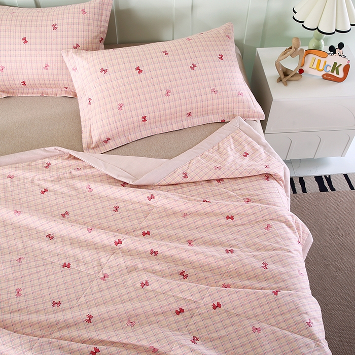 91家纺网 家纺一手货源 找家纺 米萝家居 2026新款全棉夏凉被纯棉空调被印花夏被 梦境手帐