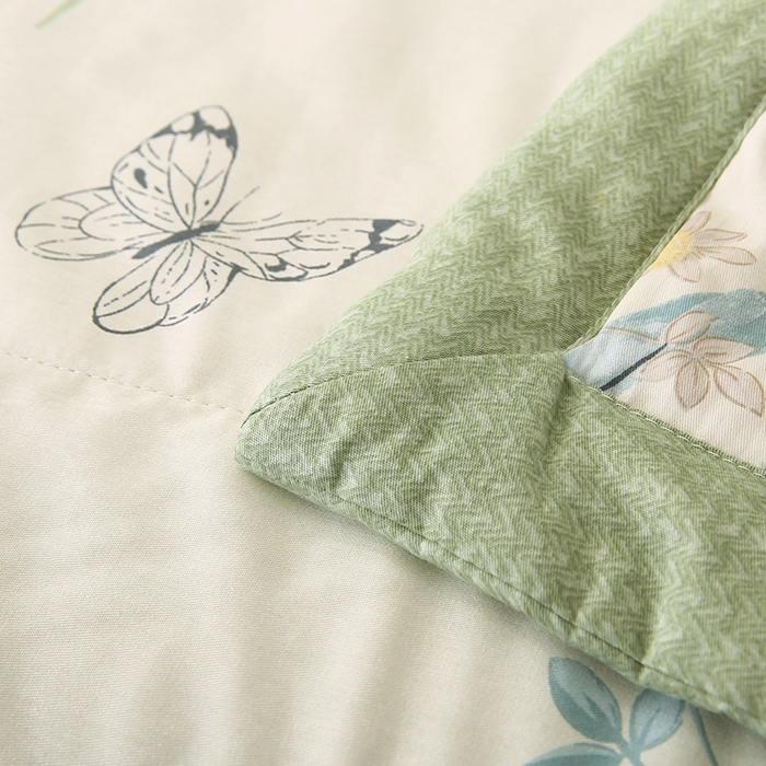 91家纺网 家纺一手货源 找家纺 米萝家居 2026新款全棉夏凉被纯棉空调被印花夏被 浅花悠悠