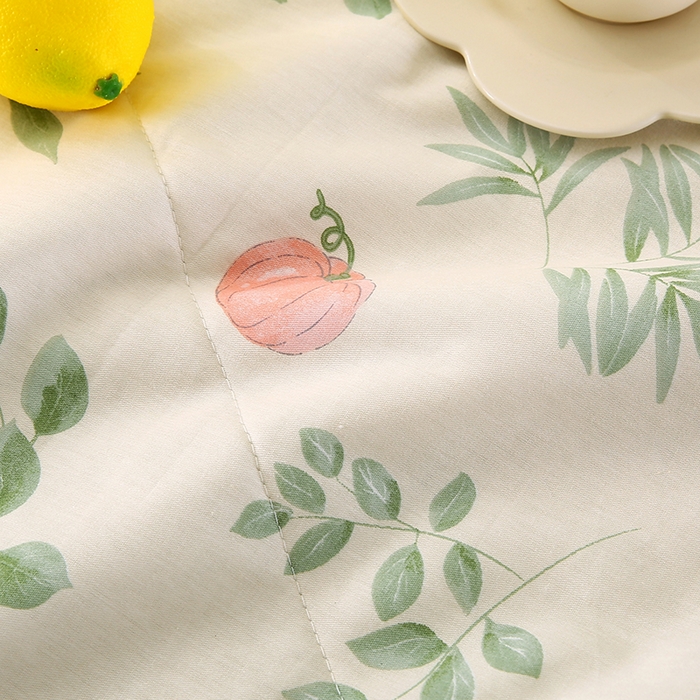 91家纺网 家纺一手货源 找家纺 米萝家居 2026新款全棉夏凉被纯棉空调被印花夏被 轻婉花语