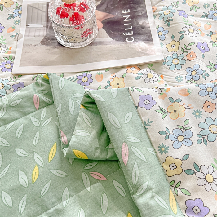 91家纺网 家纺一手货源 找家纺 米萝家居 2026新款全棉夏凉被纯棉空调被印花夏被 碎花细雨