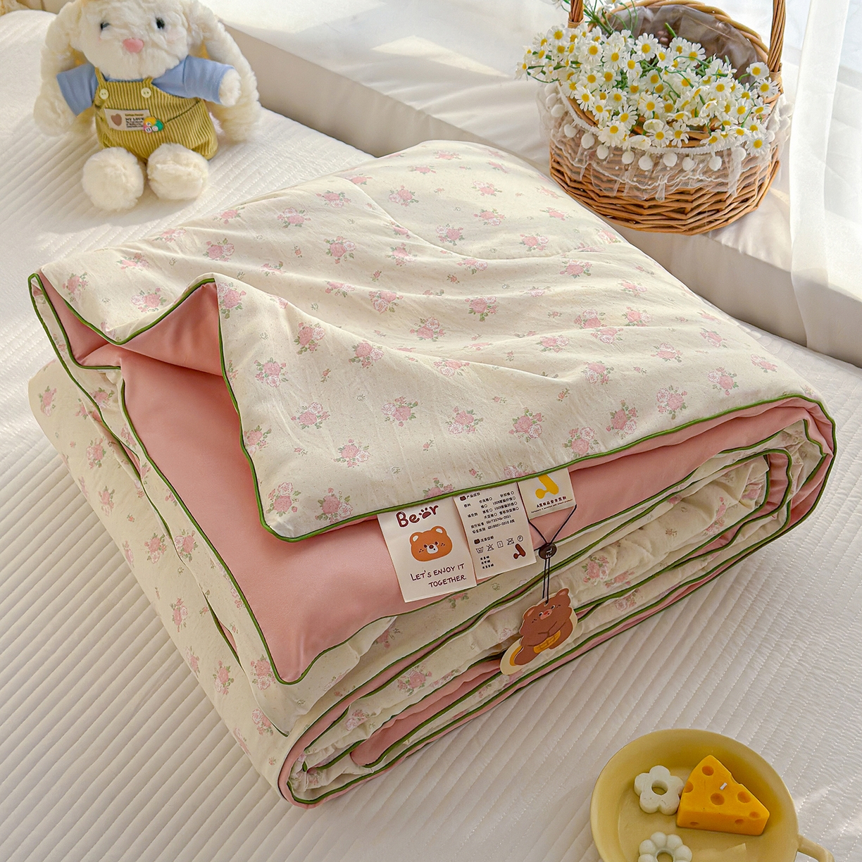 91家纺网 家纺一手货源 找家纺 （总）弗苓家纺 2026新款A类水洗皱皱纱夏被夏凉被空调被