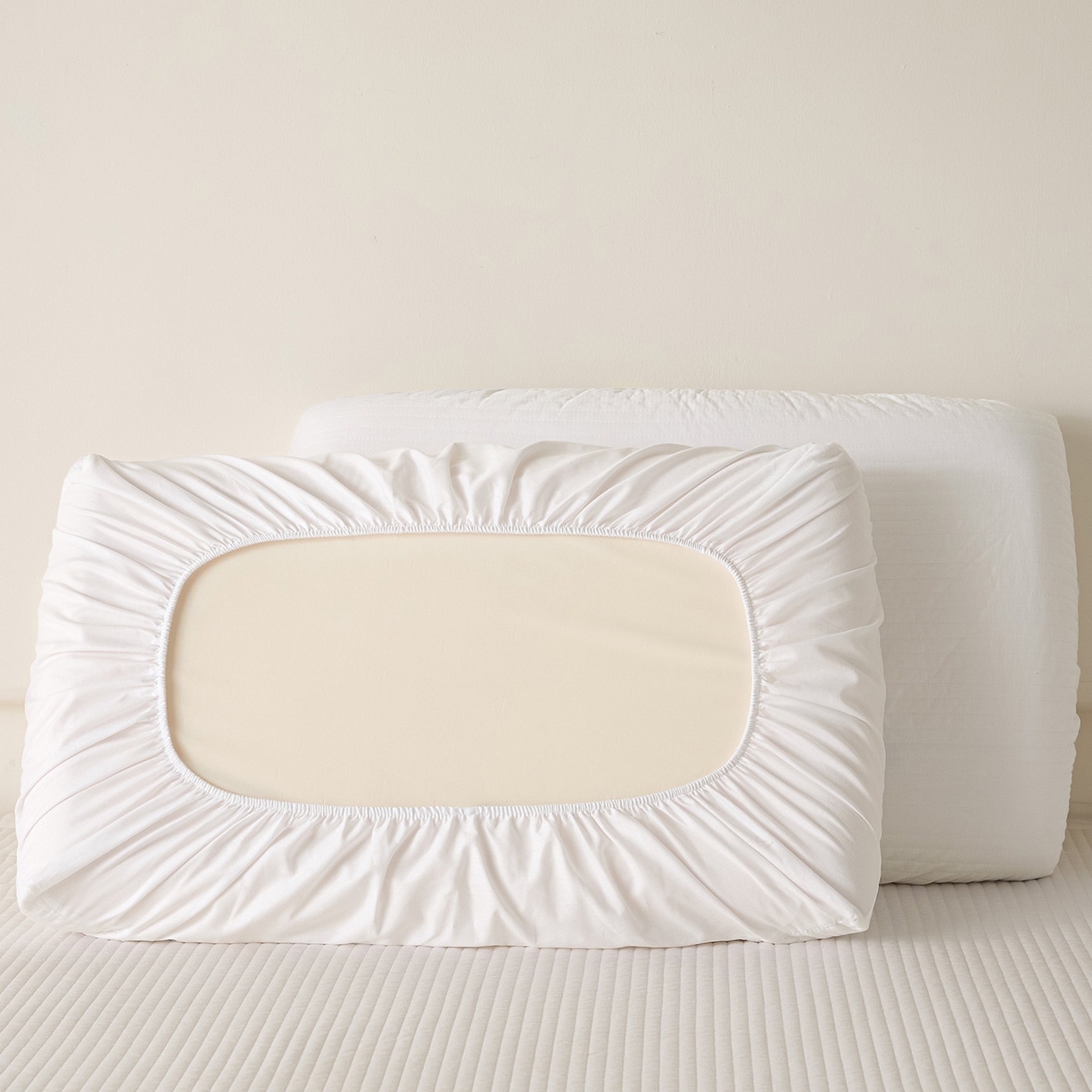 91家纺网 家纺一手货源 找家纺 （总）衿成家纺 2026新款13372 全棉橡皮筋魔术万能夹棉枕套  适用多种枕头