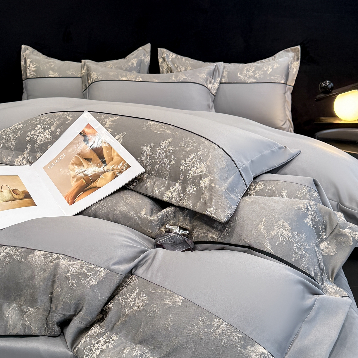 91家纺网 家纺一手货源 找家纺 （总）狂想家 2026新款简约浮雕大提花四件套