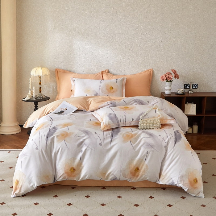 91家纺网 家纺一手货源 找家纺 （总）沐白家居 2026新款亲肤舒适全棉印花四件套