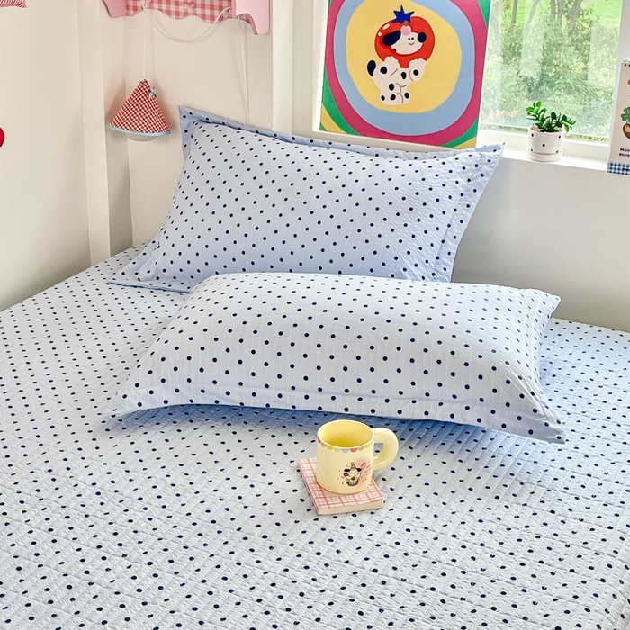 91家纺网 家纺一手货源 找家纺 梦可莱家居 2026春夏新品小清新可爱风毛巾绣床盖四件套系列 熊彼特