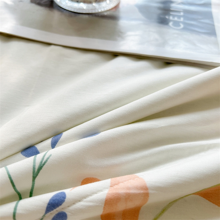 91家纺网 家纺一手货源 找家纺 米萝家居 2026新款全棉夏凉被纯棉空调被印花夏被 叶语菲菲