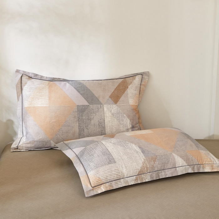 91家纺网 家纺一手货源 找家纺 沐白家居 2026新款亲肤舒适全棉印花四件套 波西斯