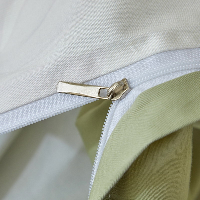 91家纺网 家纺一手货源 找家纺 沐白家居 2026新款亲肤舒适全棉印花四件套 春风有信（绿）