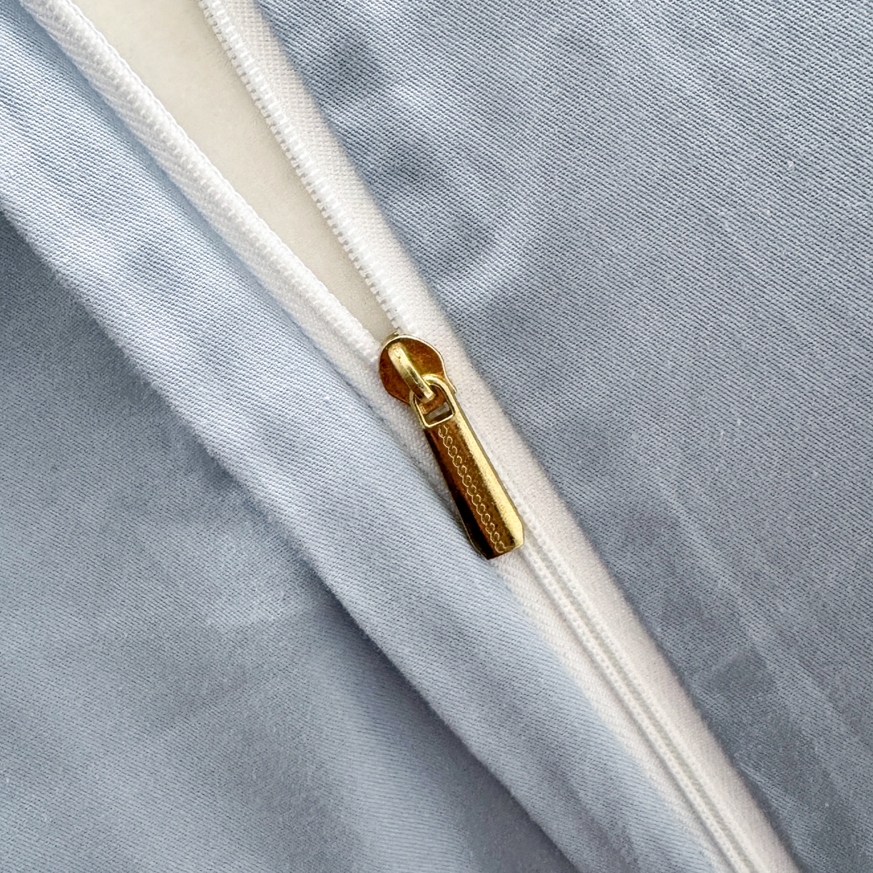 91家纺网 家纺一手货源 找家纺 雯雨家纺 2026新款A类全棉华夫格提花贝壳边工艺四件套 简森蓝