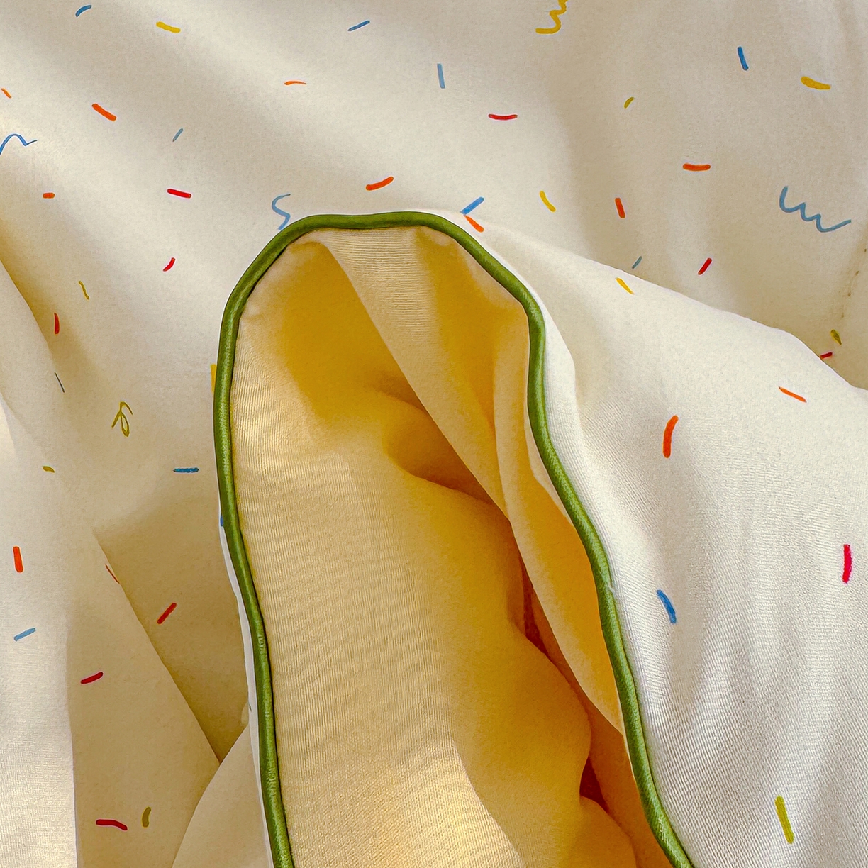 91家纺网 家纺一手货源 找家纺 弗苓家纺 2026新款A类水洗皱皱纱夏被夏凉被空调被 小糖豆