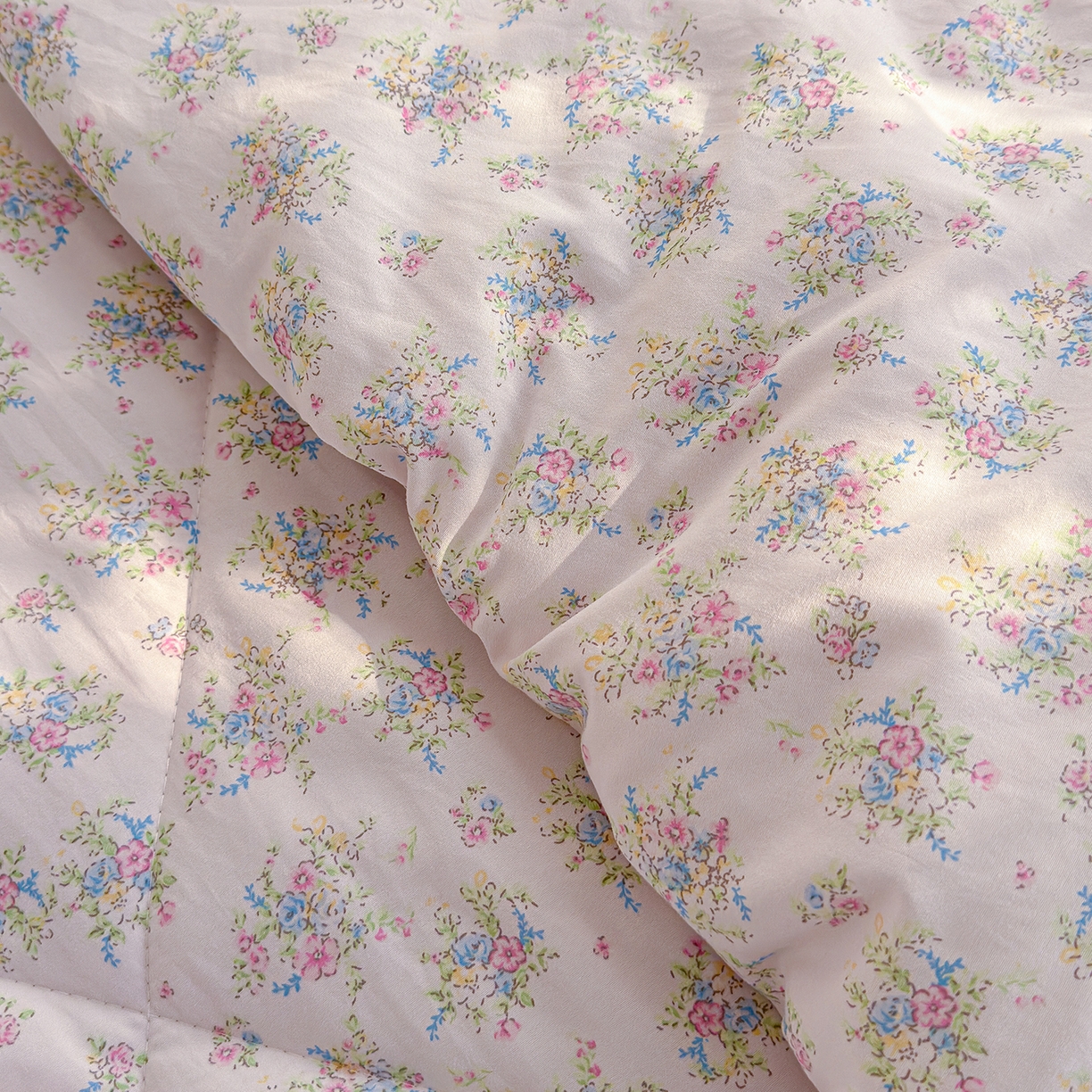 91家纺网 家纺一手货源 找家纺 弗苓家纺 2026新款A类水洗皱皱纱夏被夏凉被空调被 繁花锦