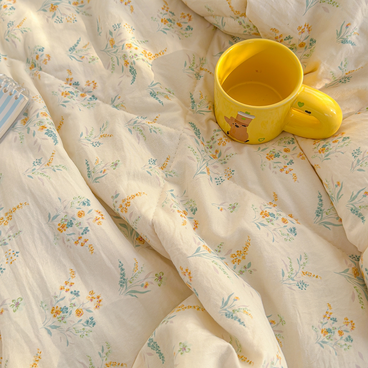 91家纺网 家纺一手货源 找家纺 弗苓家纺 2026新款A类水洗皱皱纱夏被夏凉被空调被 水月瑶